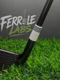 Shadow Stripe custom golf ferrule, white black