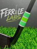 Viper custom golf ferrule, green lime green white