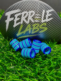 Hydro .335" custom golf ferrule, light blue dark blue